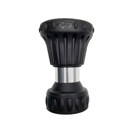 Thrifco Plumbing Fireman Fire Hose Nozzle with Adjustable Spray Replaces Orbit 5 8430348